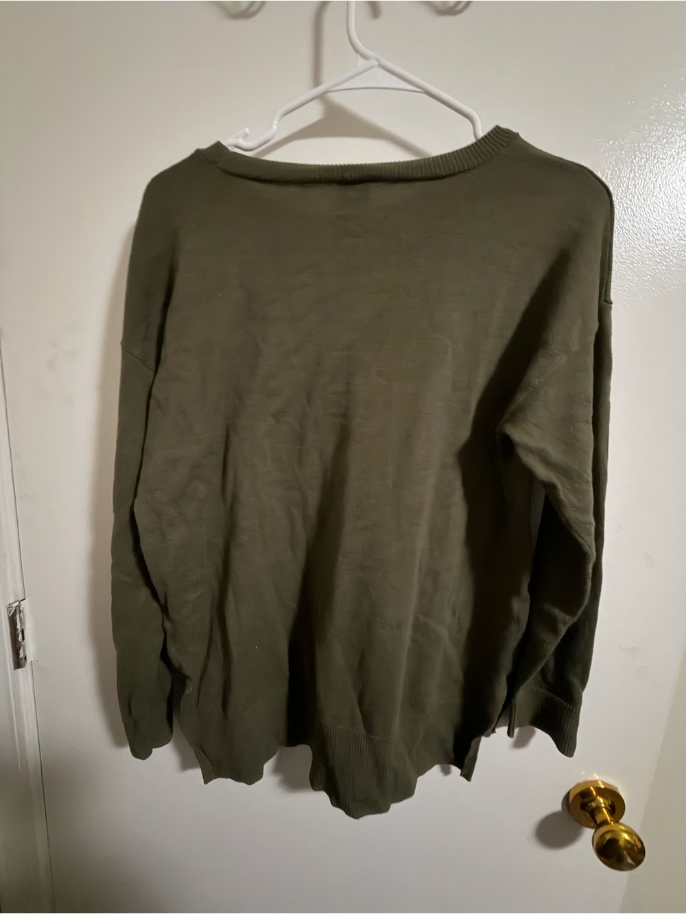 Anne Klein Olive Crewneck Sweater